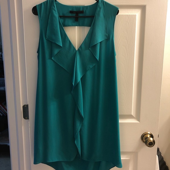 Emerald BCBG silk dress - Picture 4 of 5